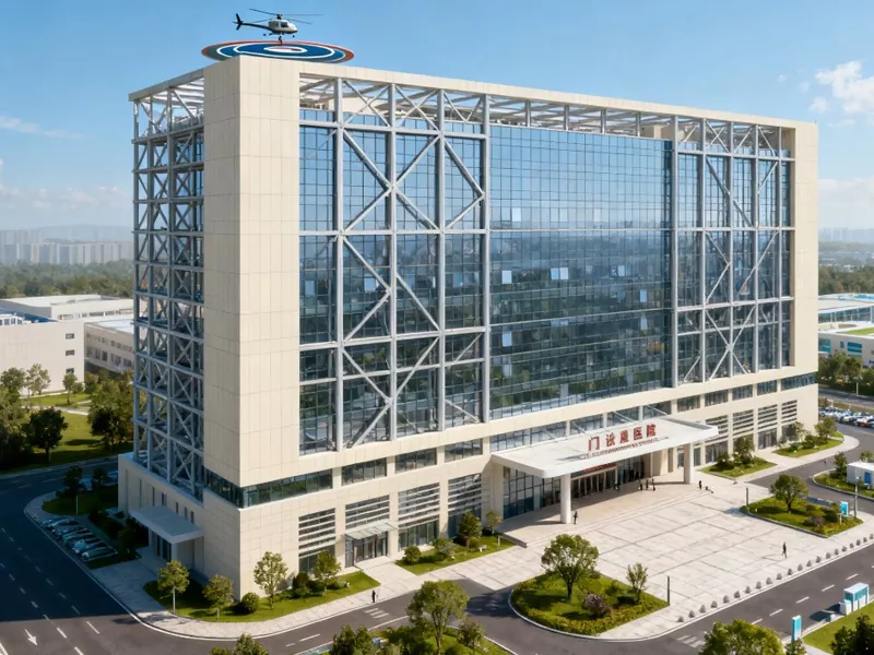 Princeps Surge Prefabricated Metal Hospitalis Aedificium