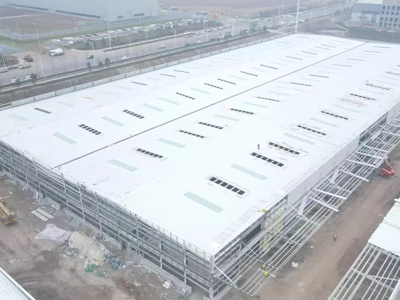 Large span ferro structuram constructione Sandwico Panel Wall