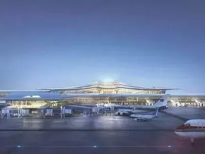 Metal structuram Airport aedificia