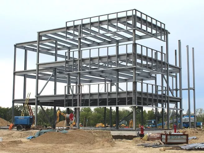 Steel frame residentialibus aedificium