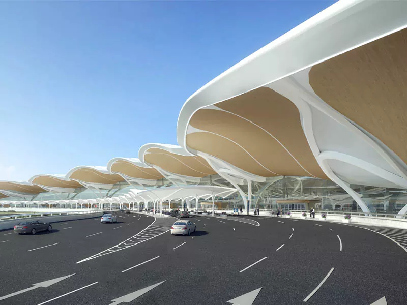 Steel structuram aedificationem aeroportus terminatio